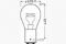 Вказівна лампа Osram 7537 P21/5W 24V 21W BA15d Вказівна лампа Osram 7537 P21/5W 24V 21W BA15d