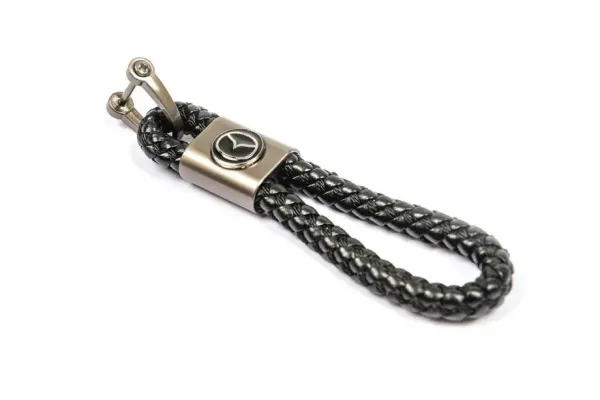 Шкіряний брелок V1 з логотипом Mazda