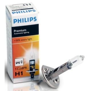 Лампа головного світла Philips H1 55W 12258PR Premium +30%