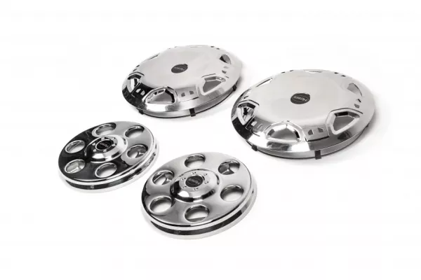 Ковпаки з нержавійки (2 катки.) Volkswagen LT 1998↗ мм.