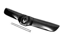 Зимова верхня накладка на решітку Renault Trafic 2001-2015 рр.