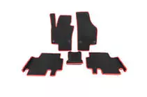 Поліуретанові килимки (2 ряду, EVA, чорні) Volkswagen Sharan 2010↗ мм.