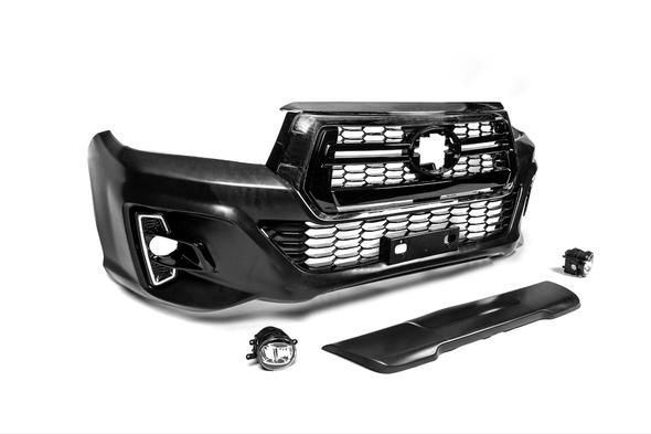 Передній бампер Rocco Toyota Hilux 2015↗ мм.