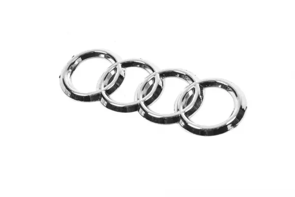 Емблема (самоклейка, 180 мм на 61 мм) Audi 80/90 1987-1996.