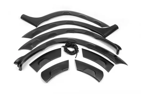 Розширювачі арок з виступами (8 шт, ABS) Renault Duster 2008-2017 рр.